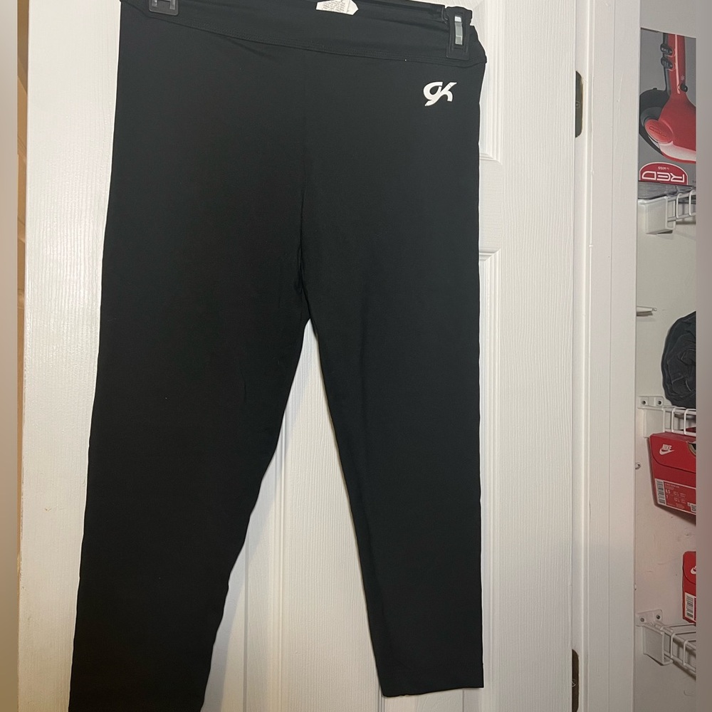 Kids Black gymnastics Leggings